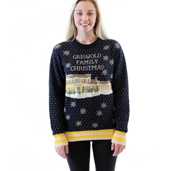 christmas vacation light up sweater